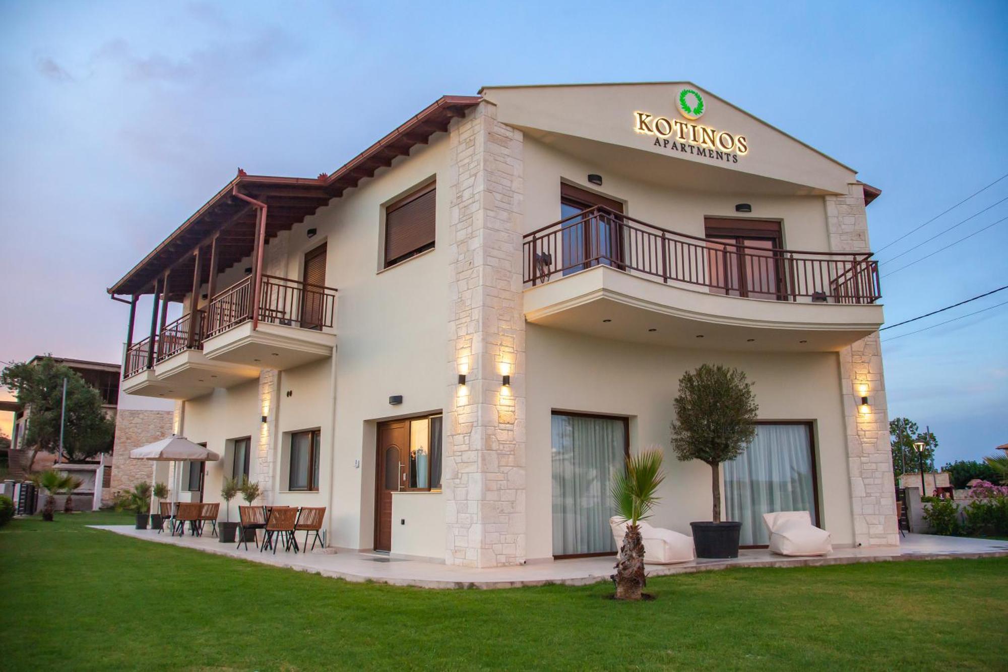 Kotinos Apartments Afytos Bagian luar foto