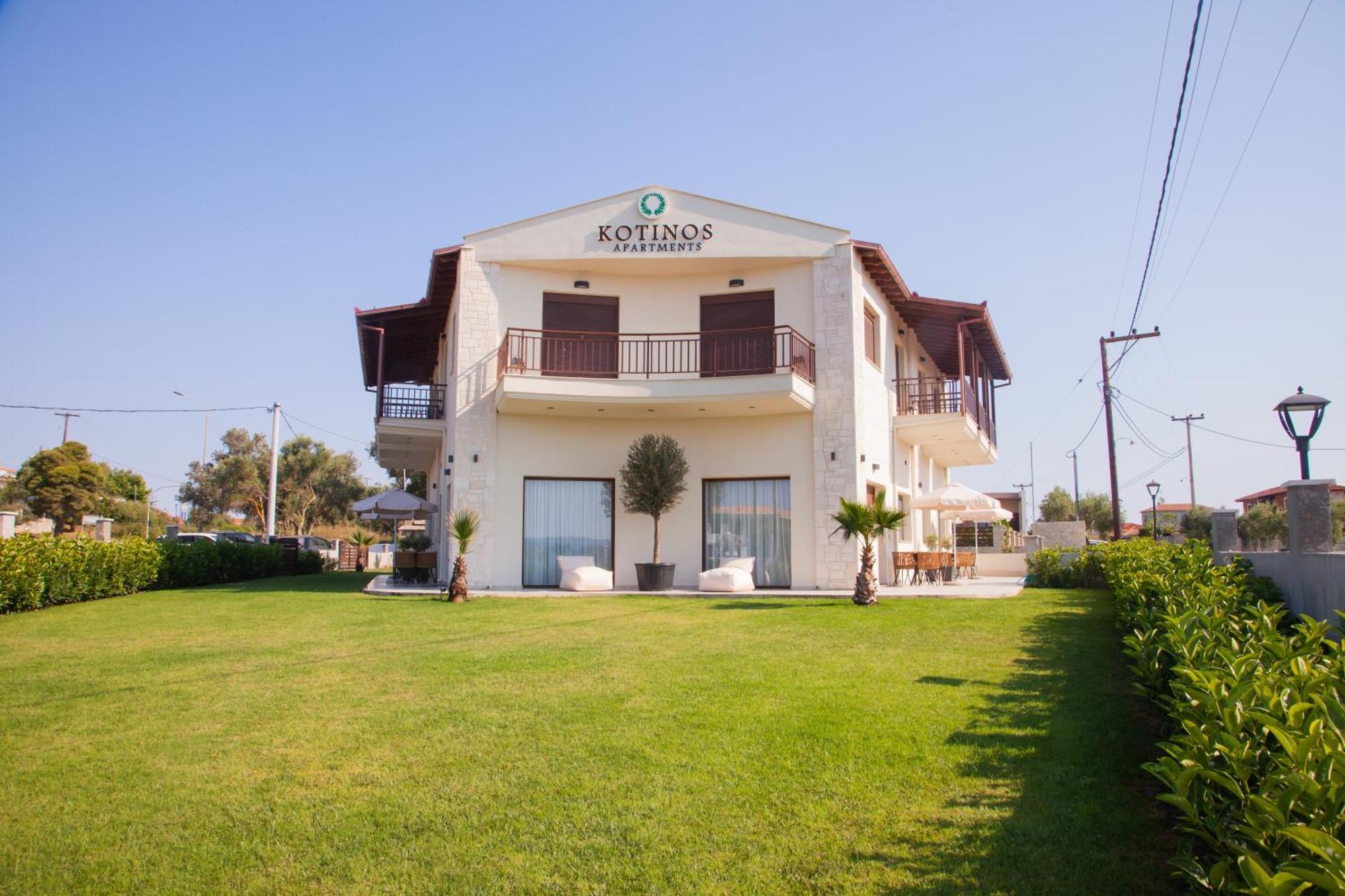 Kotinos Apartments Afytos Bagian luar foto